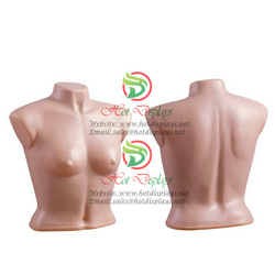 China Whole Sale Plastic Female Big Breast / Bust Mannequin Cheap Stock PE Skin Underwear Torso MAF-H2-PL202