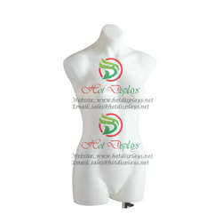 Female Plastic Mannequin PE White Busty Woman Torso Whole Sale Stock Lingerie Dommy MAF-H2-PL205