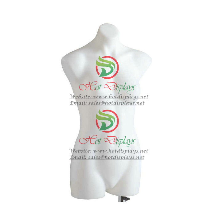 Female Plastic Mannequin PE White Busty Woman Torso Whole Sale Stock Lingerie Dommy MAF-H2-PL205