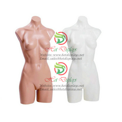 Stock Female Plastic Mannequin White Skin Busty Woman Torso Whole Sale Underwear Dommy MAF-H2-PL207