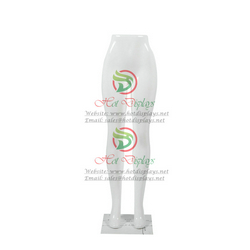 Big Size Female Plastic Mannequin ABS Glossy Painting Fat Woman Leg Torso Pants Trousers Dummy MAF-H3-FP3
