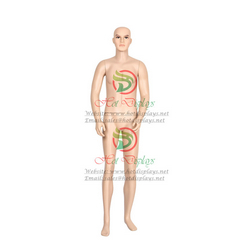 Male Full Body Plastic Mannequin PE Skin Make Up Man Model China Cheap Cosmetic Muscled Dummy MAM-F1-B3B01