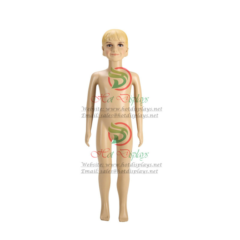 China ON SALE Children Full Body Plastic Mannequin Kid Make Up Cosmetic Dummy PE Skin Teenage Model MAC-F1-D2D06