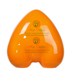 Plastic Glossy Painting Lingerie Shop Mannequin Female Briefs Hip Display Torso Heart Shape Sexy Woman Underwear Model MAF-H4-L12 Orange
