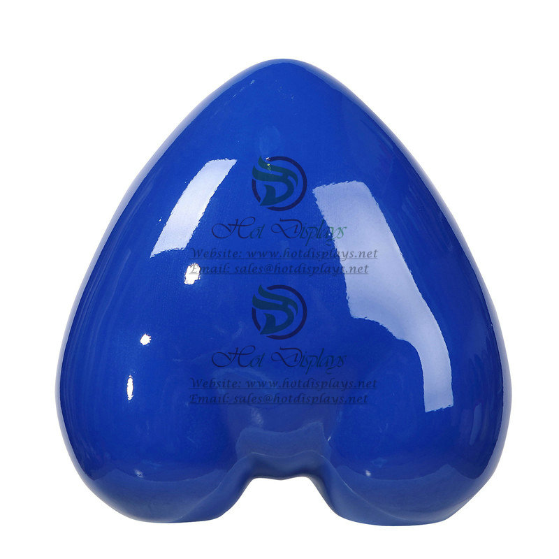 Window Dispaly Female Hip Plastic Lingerie Mannequin Heart Shape ABS Painting Underwear Stand Torso Sexy Ladies Dummy MAF-H4-L12 Blue