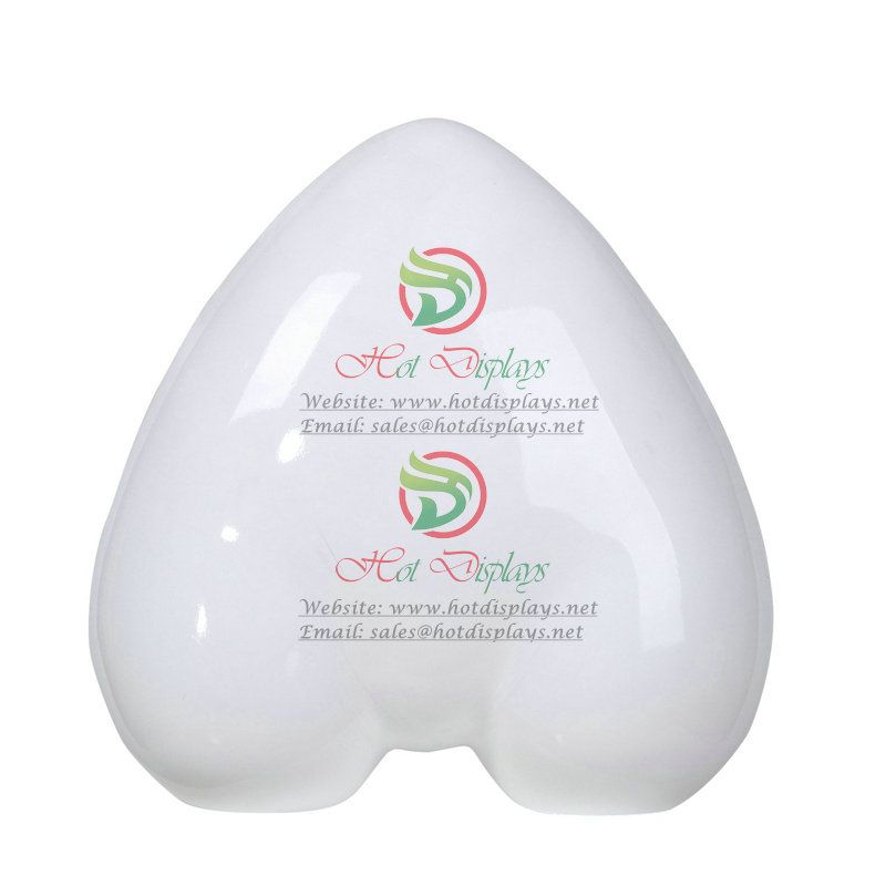 Painting Sexy Female Heart Shape Underwear Plastic Mannequin ABS Briefs Display Torso Stand Woman Lingerie Model MAF-H4-L12 White