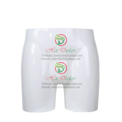 Cheap Stock Female Underwear Display Hip Torso ABS Glossy Painting Lingerie Shop Plastic Mannequin Slim Ladies Briefs Model MAF-H4-L14 White