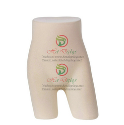 Female Briefs Display Model Sexy Ladies Lingerie Hip Stand Torso China Cheap Plastic Underwear Mannequin MAF-H4-L20 Flocking Khaki