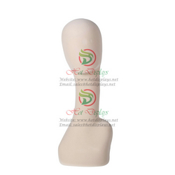 Flocking Female Wig Mannequqin Plastic Ladies Abstract Head Stand Torso China Wholesale Necklace Jewelry Display Dummy MA-TA1 Khaki​