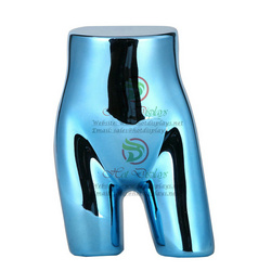 Chrome Female Underwear Plastic Mannequin China ABS Cheap Sexy Ladies Briefs Model Stock Hip Display Lingerie Torso MAF-H4-L20 Blue