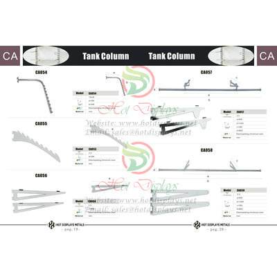 Custom Store Fixtures Clothes Racks Display Shelves in EU European Union Cyprus Malta San Marino P19 Tank Column