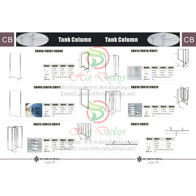 Custom Store Fixtures Clothes Racks Display Shelves in Thailand Malaysia Brunei Singapore Indonesia P25 Tank Column