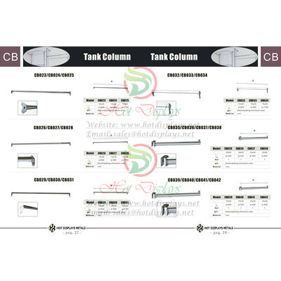 Custom Store Fixtures Clothes Racks Display Shelves in Bangladesh India Pakistan Timor-Leste Nepal P27 Tank Column