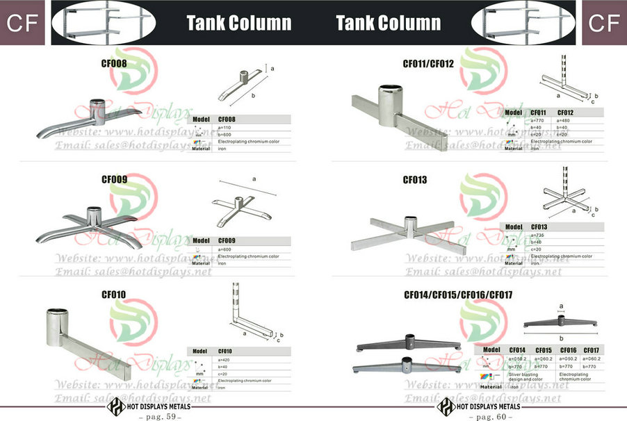 Custom Store Fixtures Clothes Racks Display Shelves in Madagascan Comorin Mauritius Swaziland Lesotho P59 Tank Column