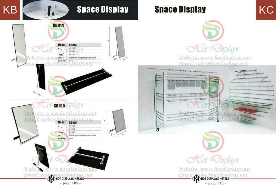 Custom Store Fixtures Clothes Racks Display Shelves Shopfittings in North South Central America Canada P109 Space Display
