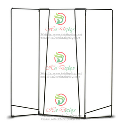 Fashion Shop Floor Standing Solid Tubing Clothes Display Rack Simple Screen DP-SX07