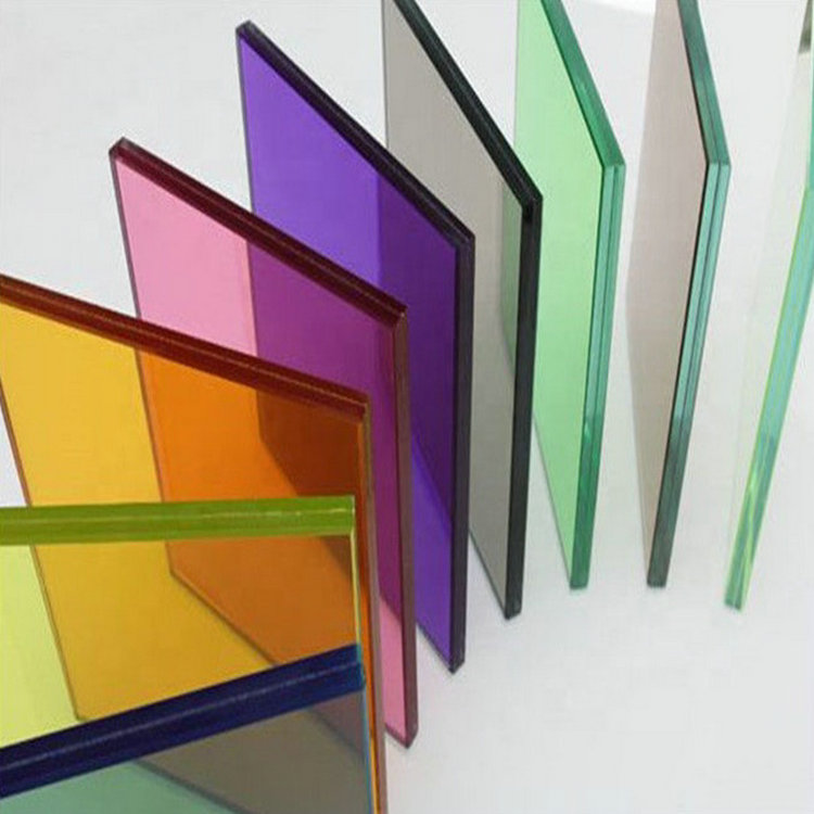 Chinese Factory Direct Selling Tempered Glass Various Tinted Laminated Glass Home Decoration Building Glass Exterior Wall Colored Glass