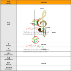 Iron Display Hook Racks FE0158